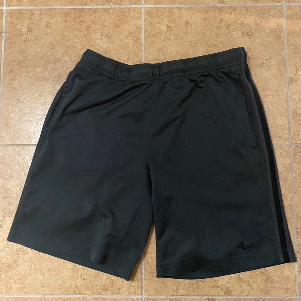 Gray Nike athletic shorts